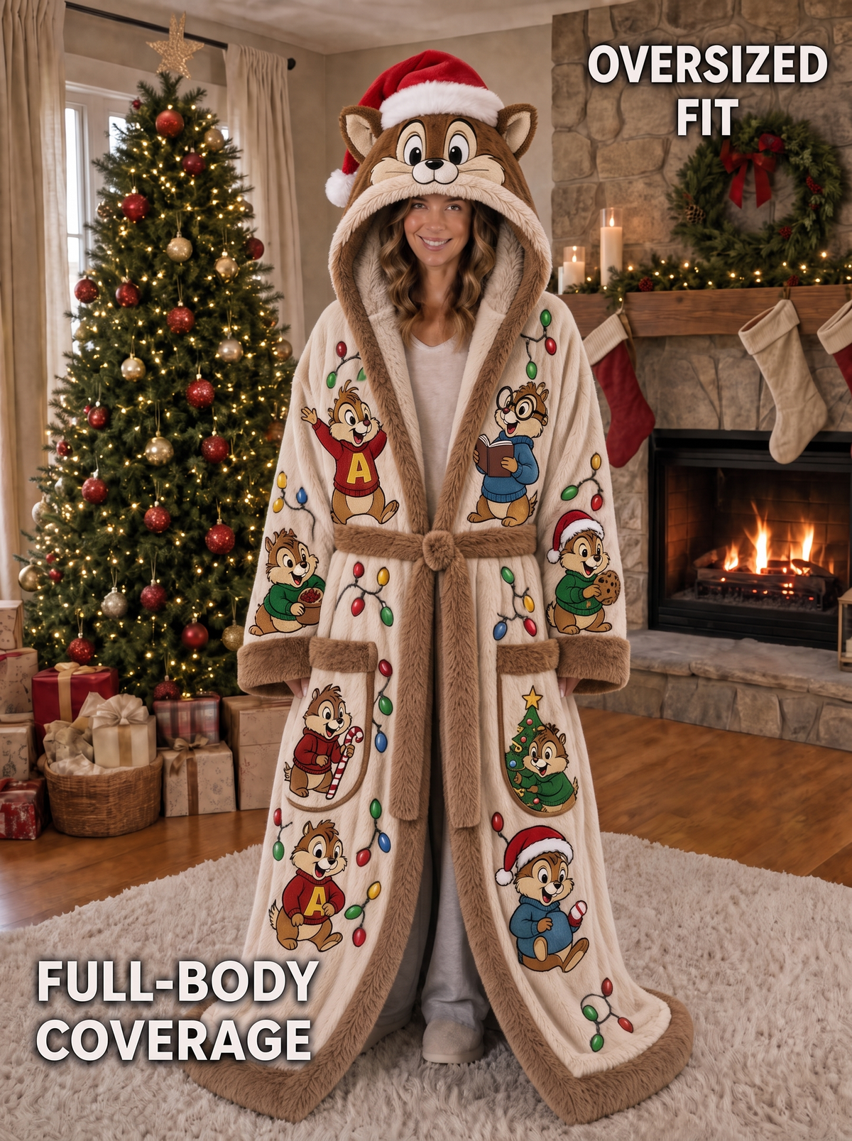 (PRE-ORDERS) Alvin and The Chipmunks Robes